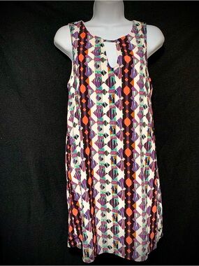 Everly Women’s Size Small Geometric Print Shift Dress